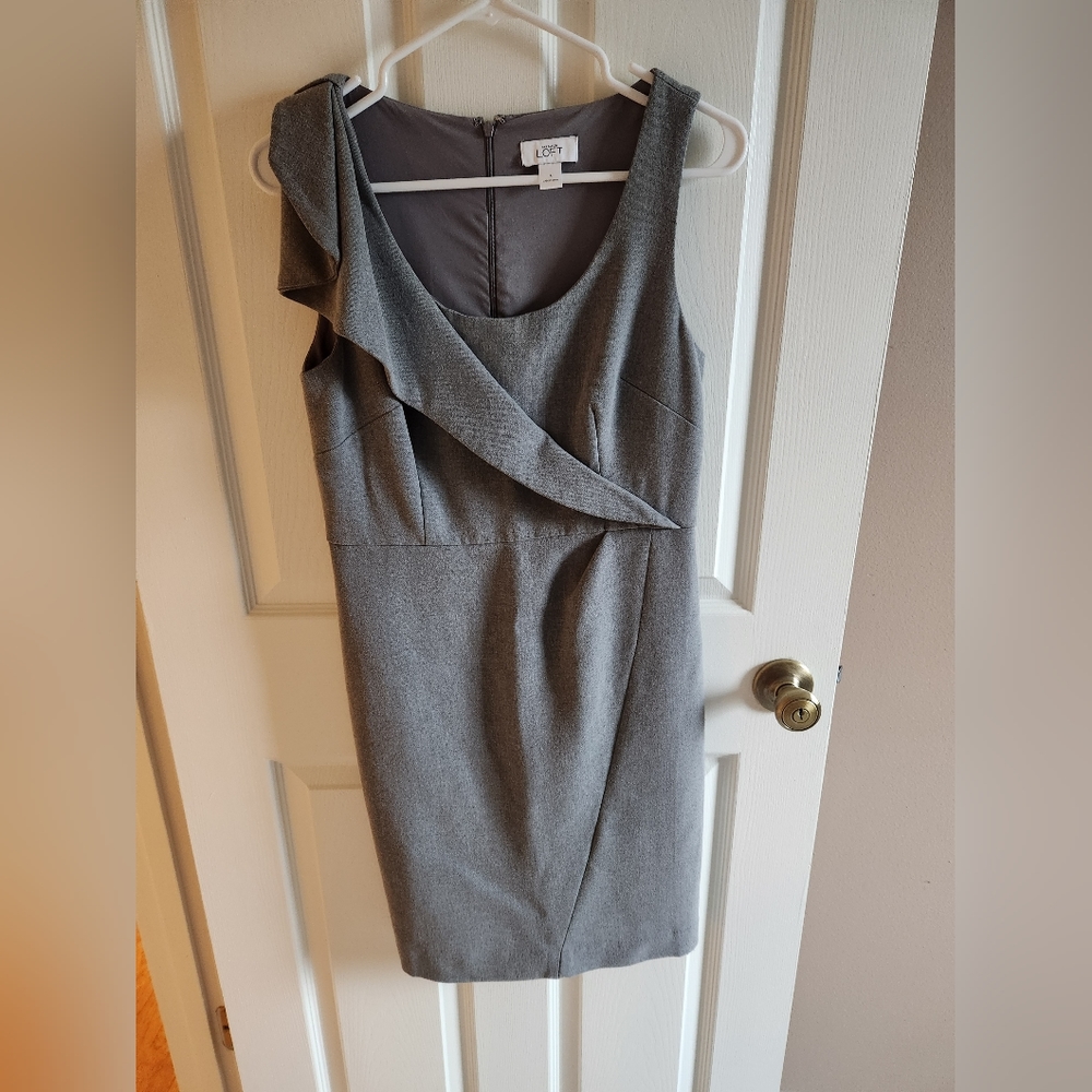 Loft gray dress